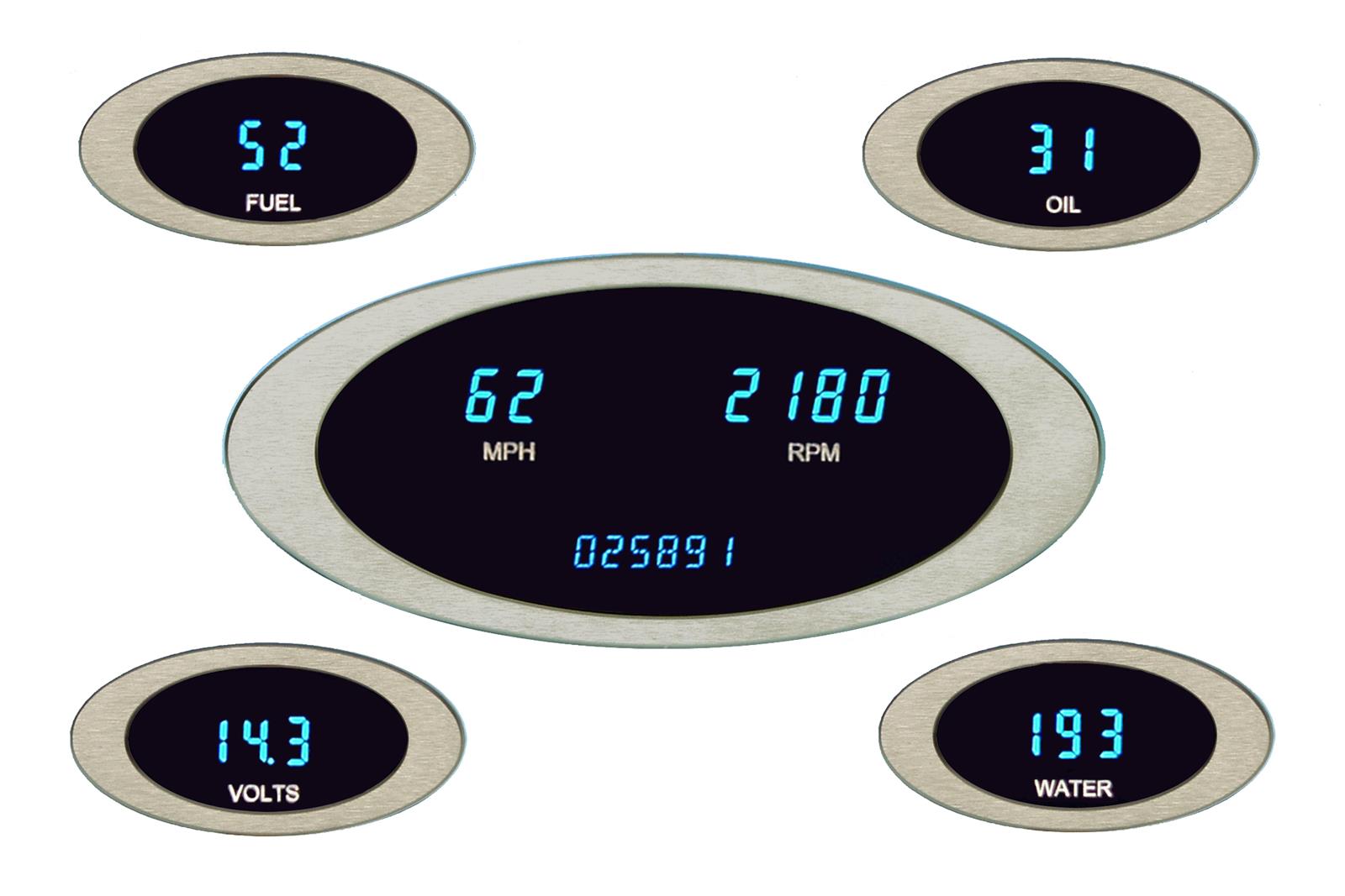 Dakota Digital Ion Series Digital Gauge Kits ION-50-1-S-B