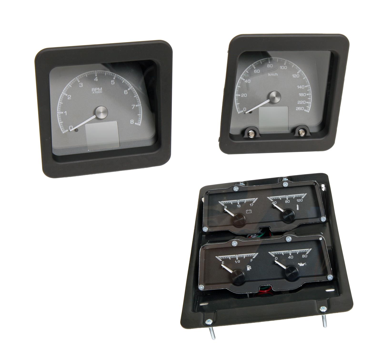 Dakota Digital HDX Direct-Fit Analog Gauge Systems MDX69CCACK