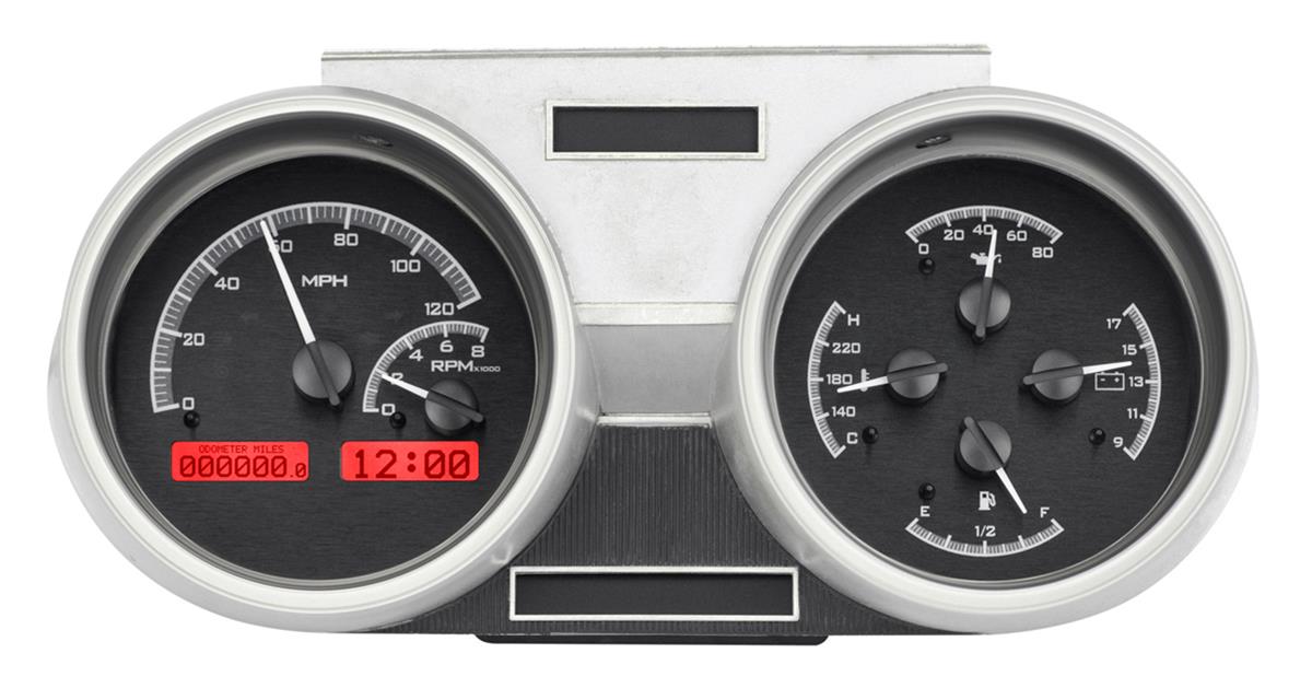 Dakota Digital VHX Series Direct-Fit Analog Gauge Systems VHX-66O-CUT-K-R