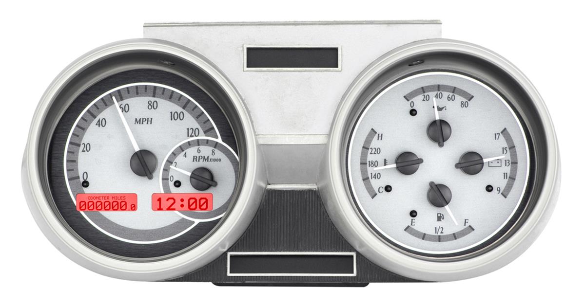 Dakota Digital VHX Series Direct-Fit Analog Gauge Systems VHX-66O-CUT-S-R