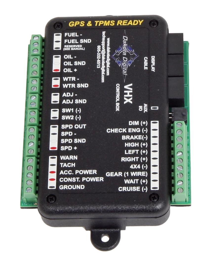 Dakota Digital VHX Series Direct-Fit Analog Gauge Systems MHX-67C-CAM-K-B