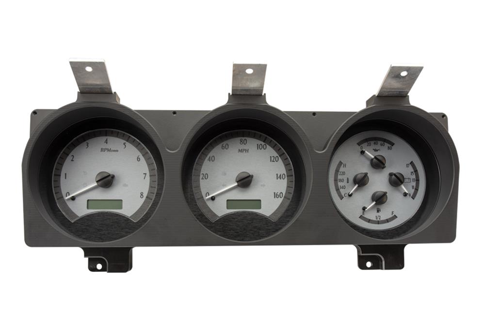 Dakota Digital VHX Series Direct-Fit Analog Gauge Systems MHX-81D-PU-S-B