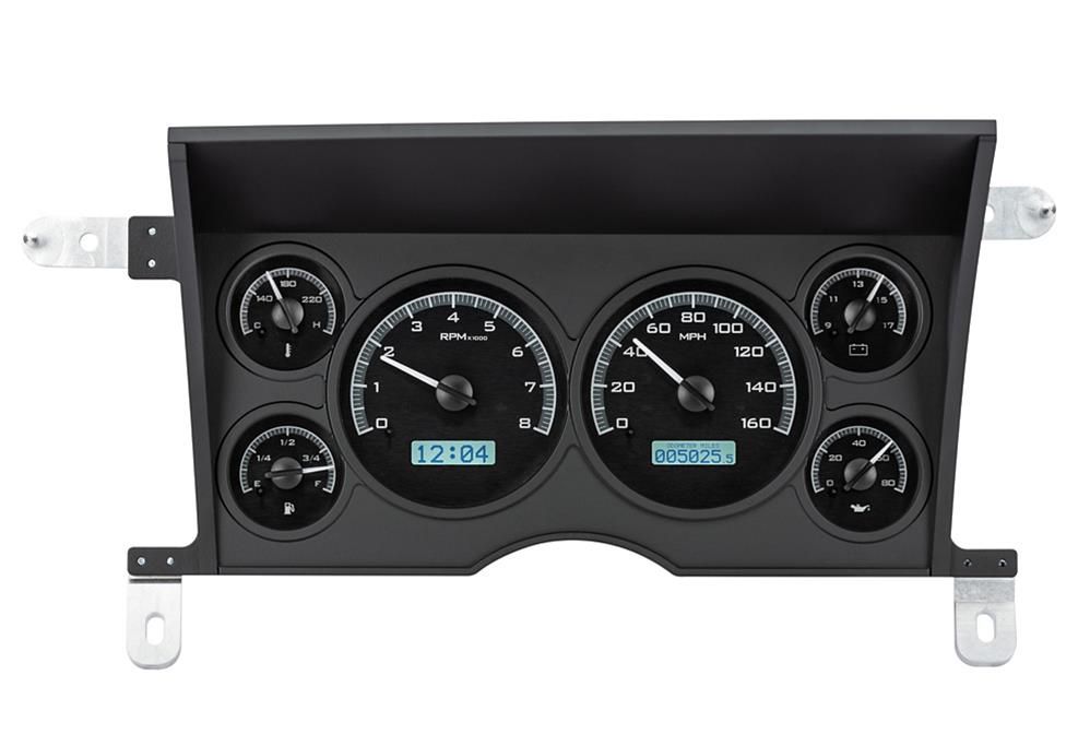 Dakota Digital VHX Series Direct-Fit Analog Gauge Systems MHX-86C-S10-K-W