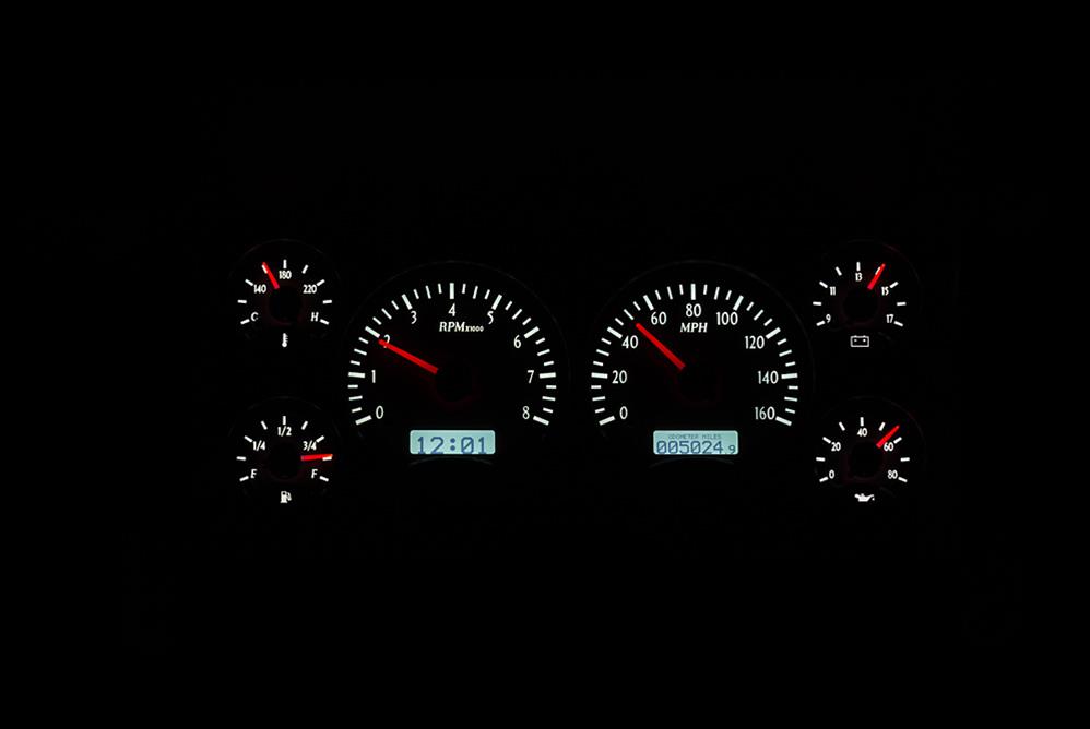 Dakota Digital VHX Series Direct-Fit Analog Gauge Systems VHX-86C-S10-S-W