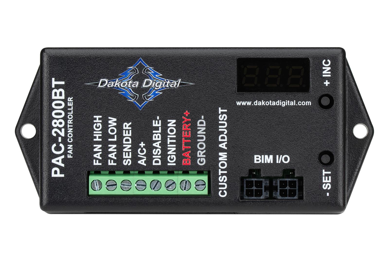 Dakota Digital Electronic Fan Controllers with Bluetooth PAC-2800BT