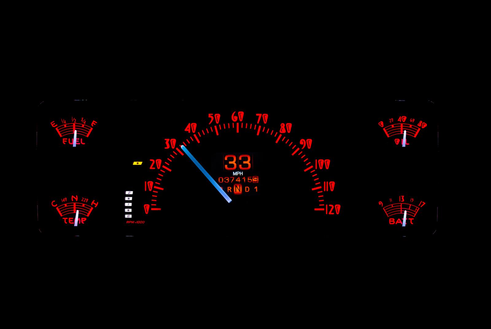 Dakota Digital RTX Direct-Fit Gauge Kits RTX-40F-X