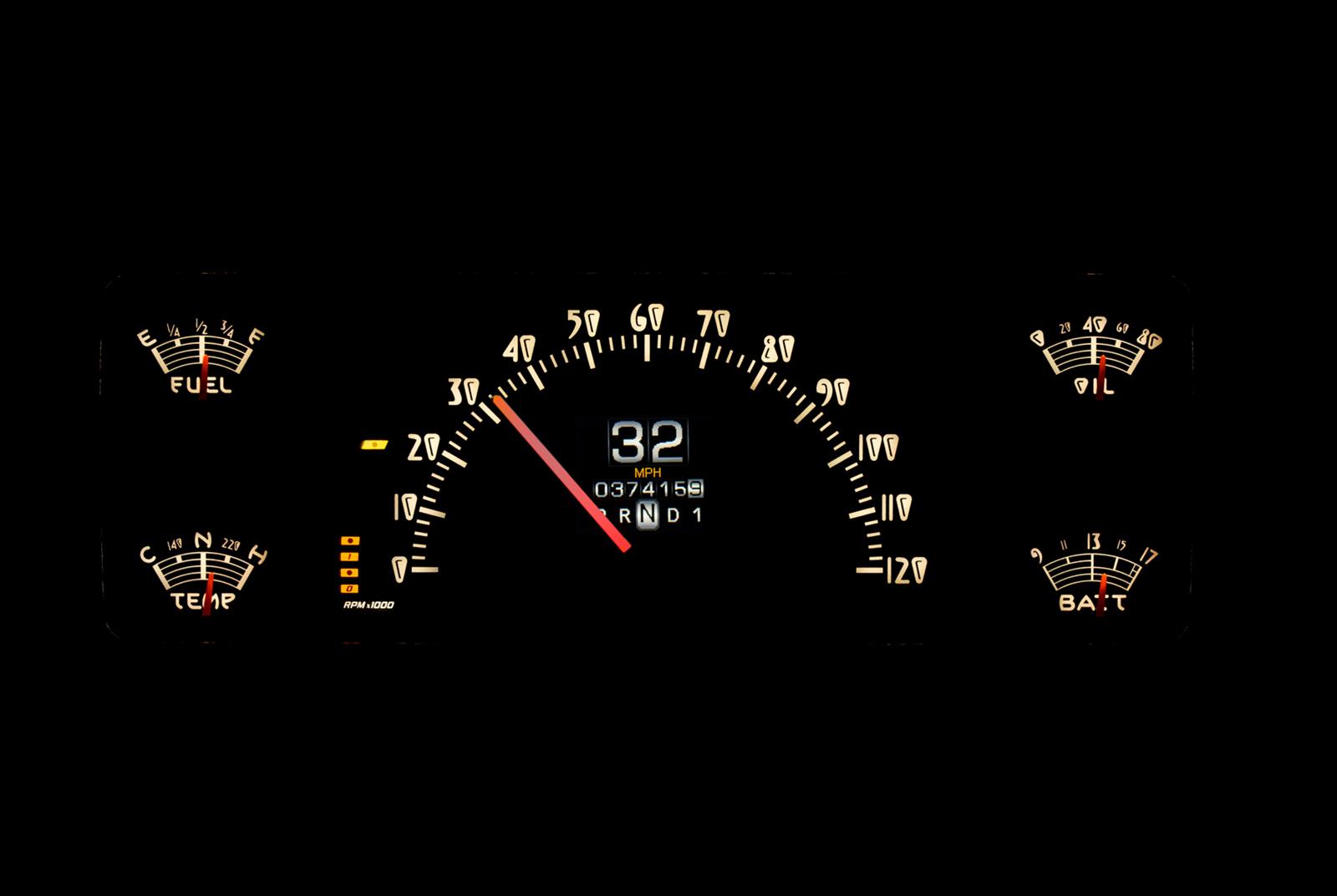 Dakota Digital RTX Direct-Fit Gauge Kits RTX-40F-X