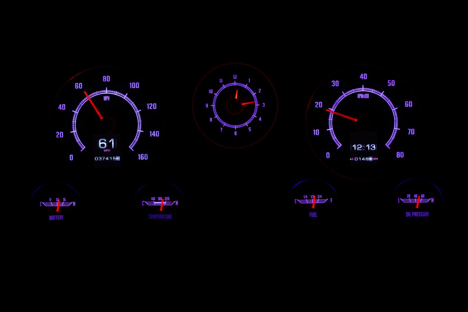 Dakota Digital RTX Direct-Fit Gauge Kits RTX-67C-PU-X