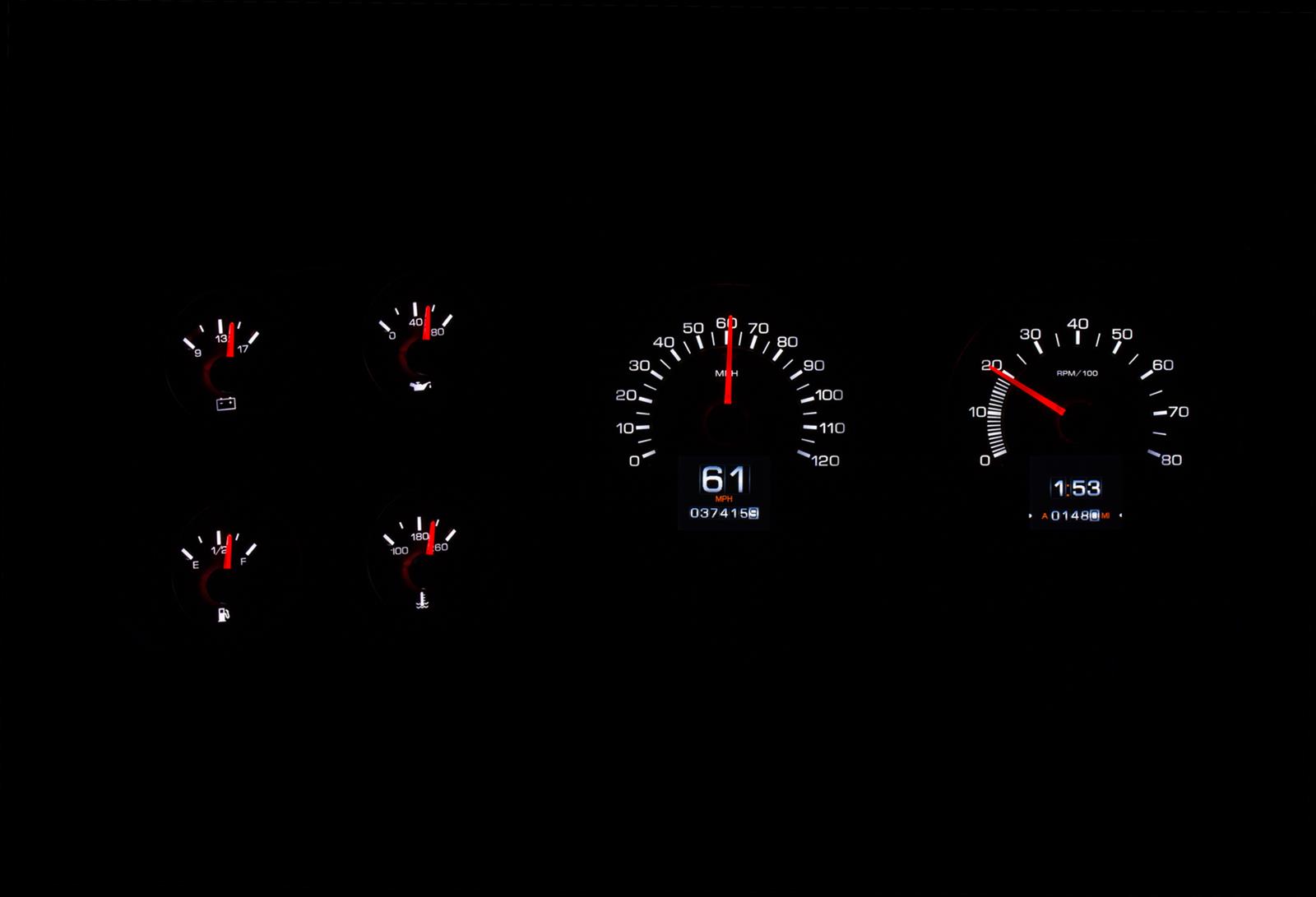 Dakota Digital RTX Direct-Fit Gauge Kits RTX-79C-PU-X