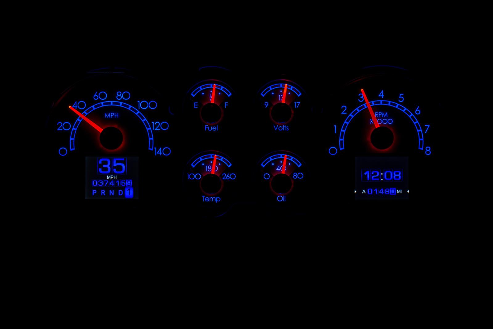 Dakota Digital RTX Direct-Fit Gauge Kits RTX-86C-MC-X