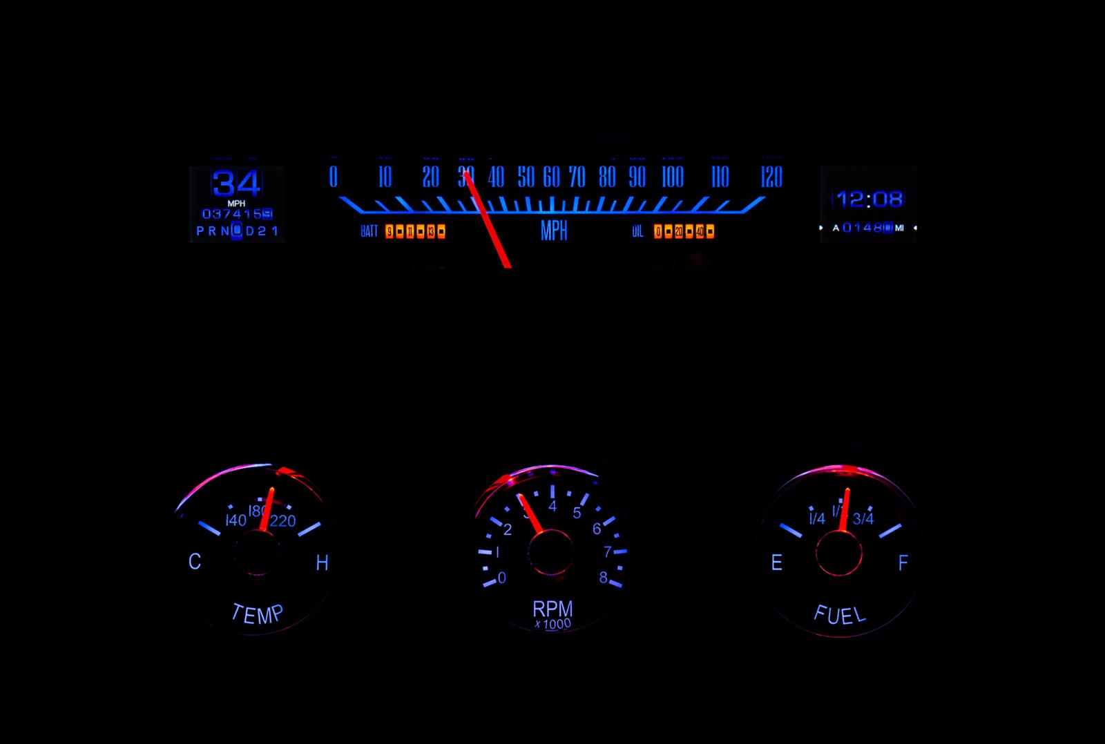 Dakota Digital RTX Direct-Fit Gauge Kits RTX-61C-IMP-X