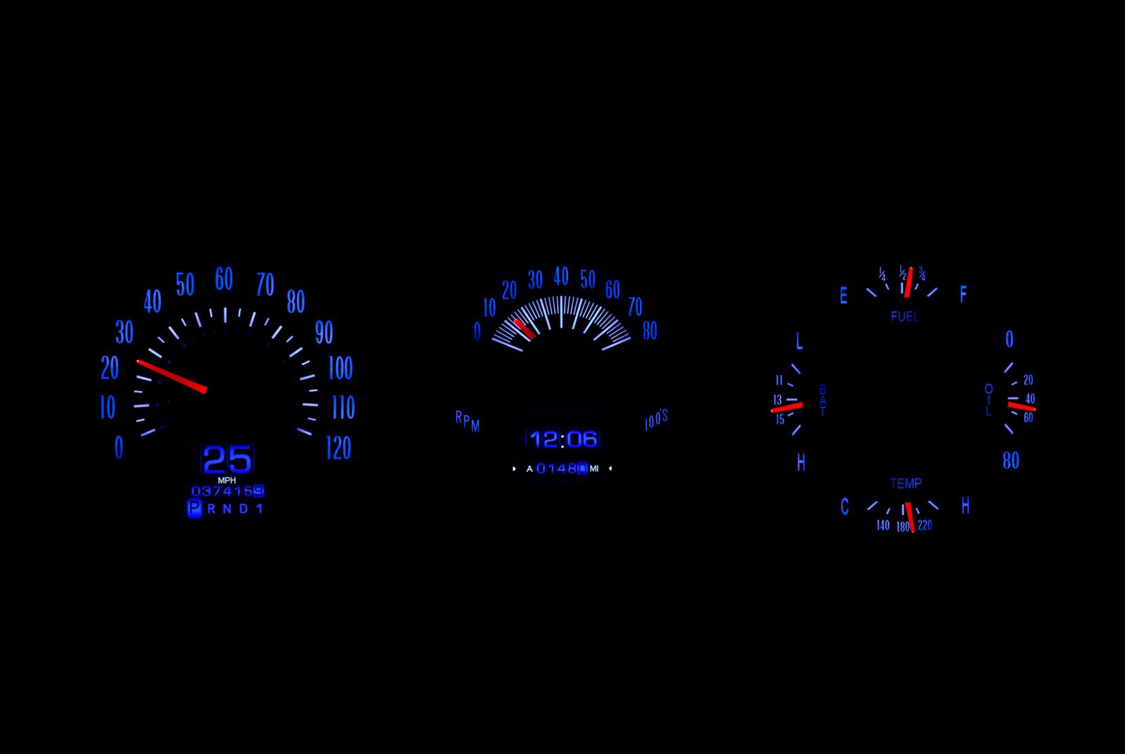 Dakota Digital RTX Direct-Fit Gauge Kits RTX-64C-CVL-X