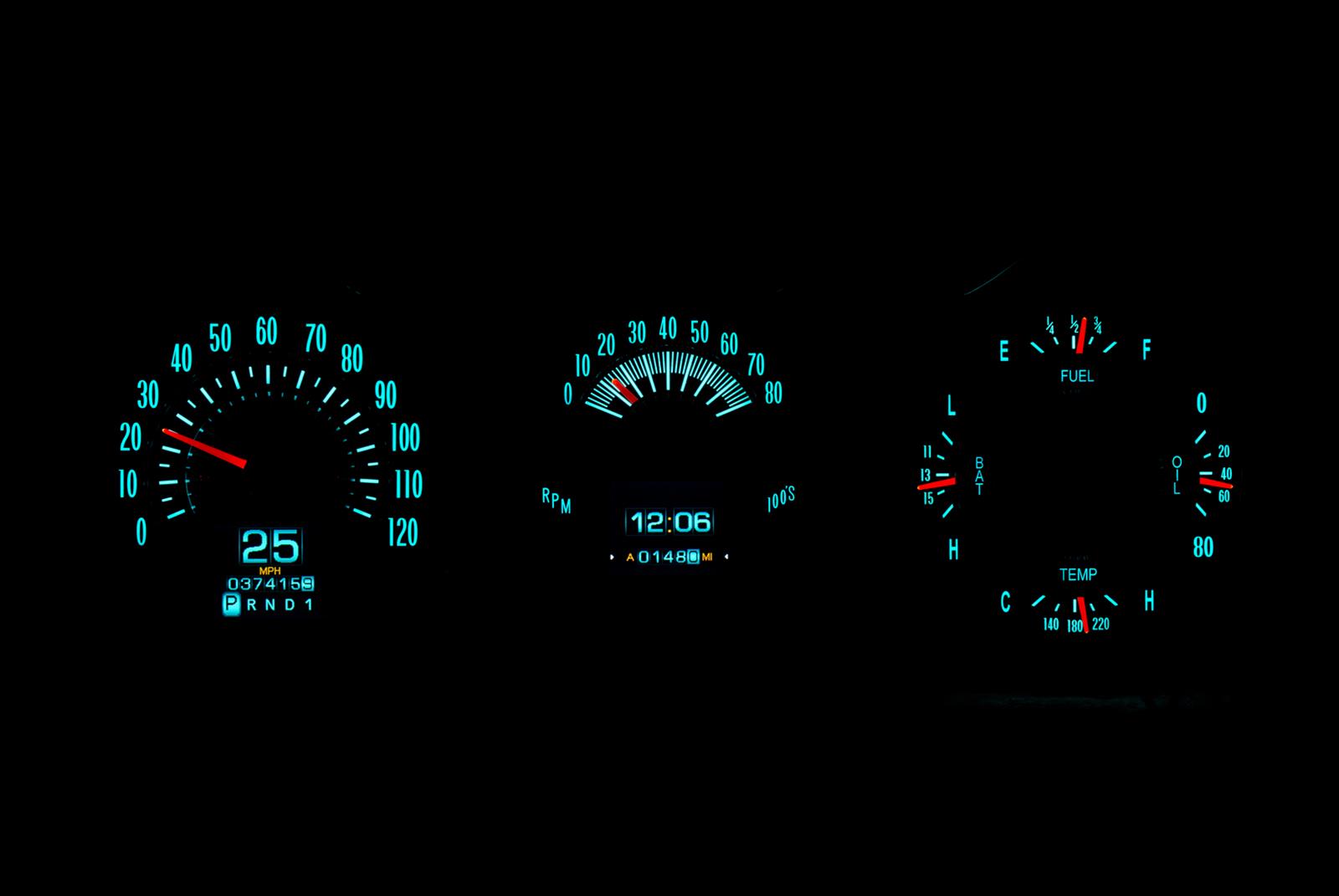 Dakota Digital RTX Direct-Fit Gauge Kits RTX-64C-CVL-X