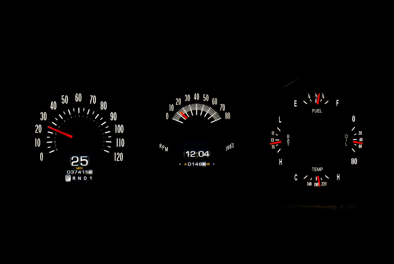 Dakota Digital RTX Direct-Fit Gauge Kits RTX-64C-CVL-X