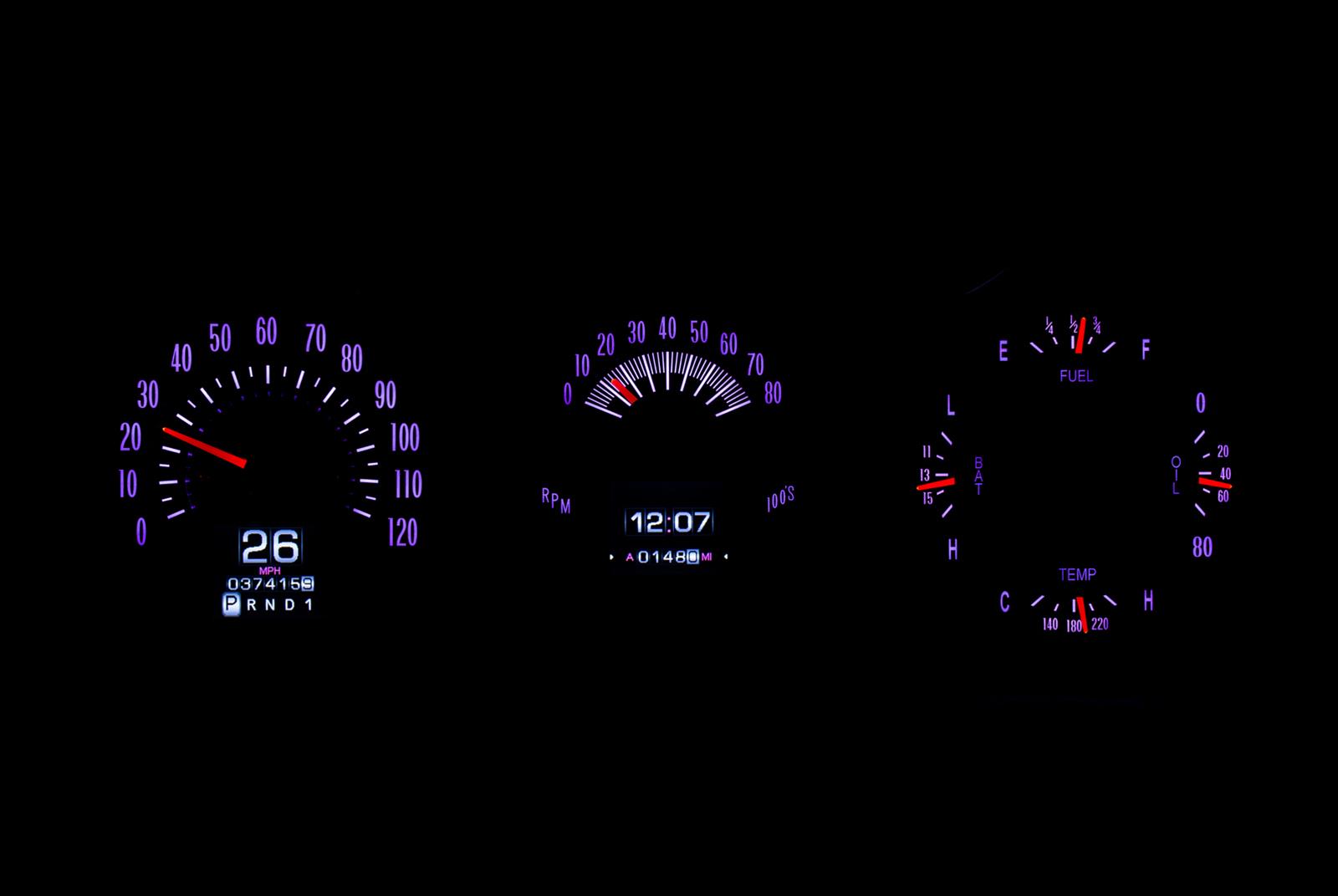 Dakota Digital RTX Direct-Fit Gauge Kits RTX-64C-CVL-X