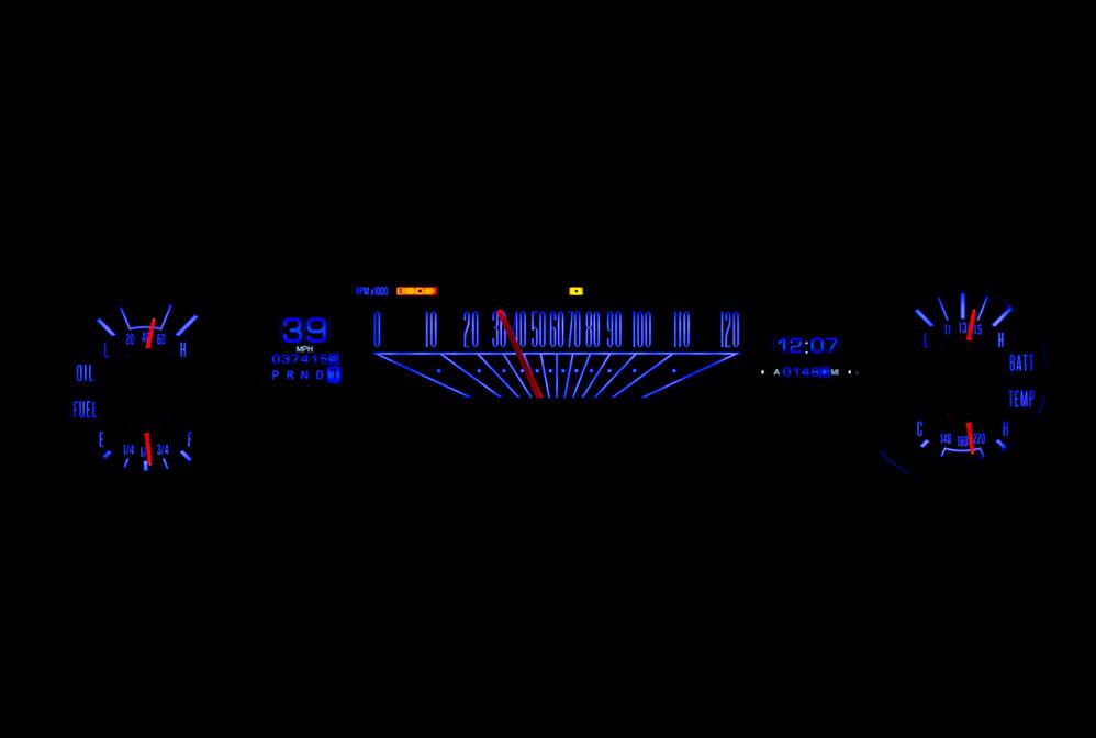 Dakota Digital RTX Direct-Fit Gauge Kits RTX-64F-FAL-X