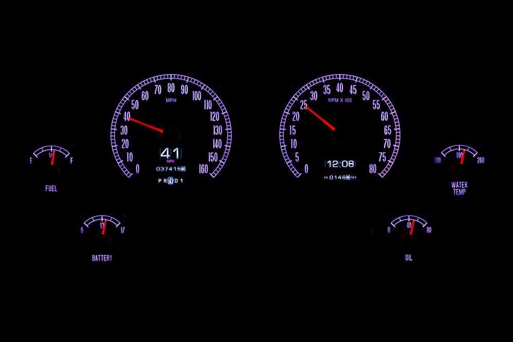 Dakota Digital RTX Direct-Fit Gauge Kits RTX-65C-VET-X