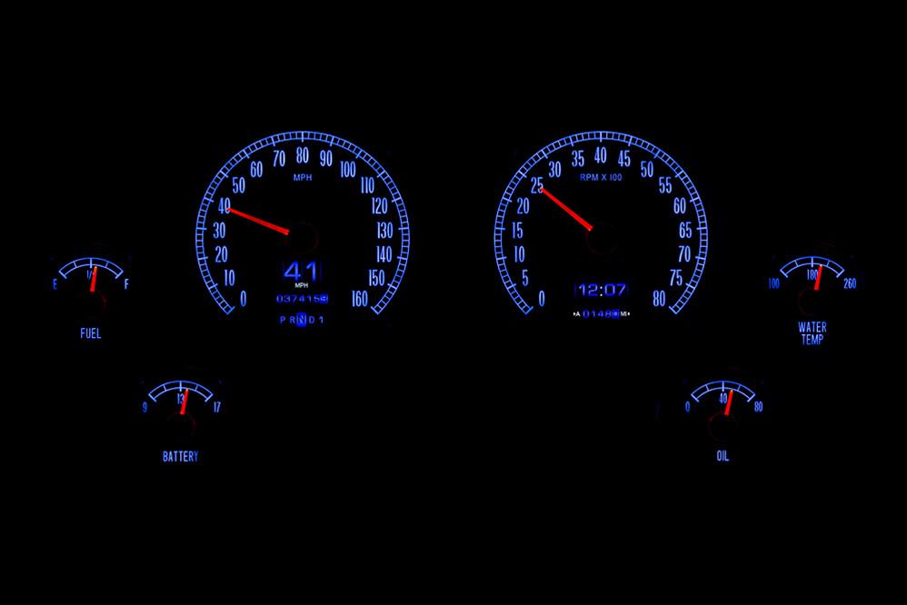 Dakota Digital RTX Direct-Fit Gauge Kits RTX-65C-VET-X