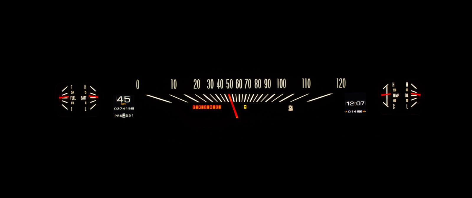 Dakota Digital RTX Direct-Fit Gauge Kits RTX-66C-CVL-X