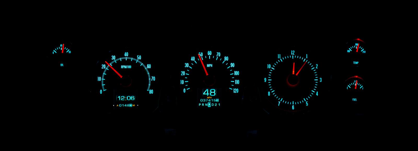 Dakota Digital RTX Direct-Fit Gauge Kits RTX-70C-CVL-X