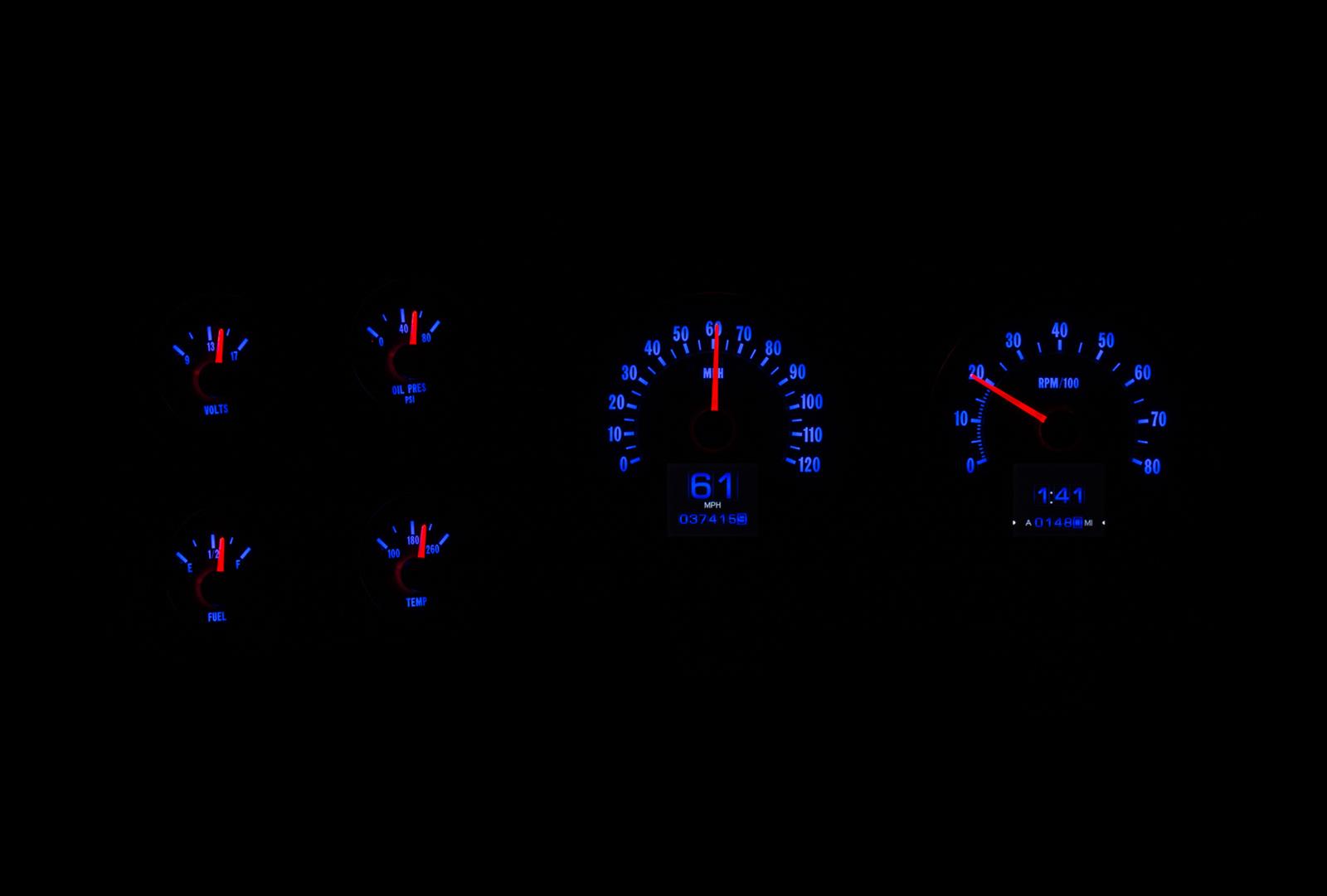 Dakota Digital RTX Direct-Fit Gauge Kits RTX-76C-PU-X