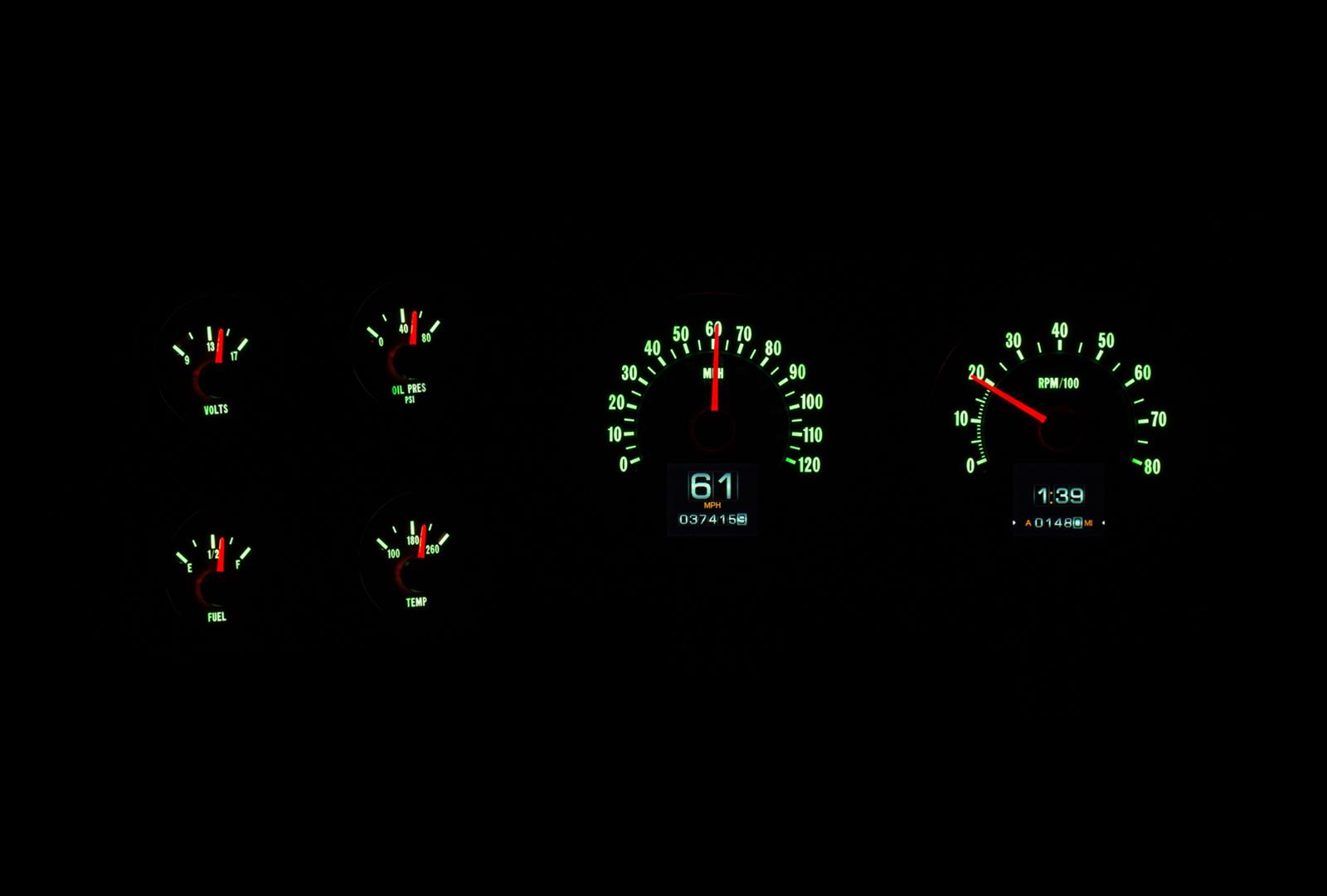 Dakota Digital RTX Direct-Fit Gauge Kits RTX-76C-PU-X