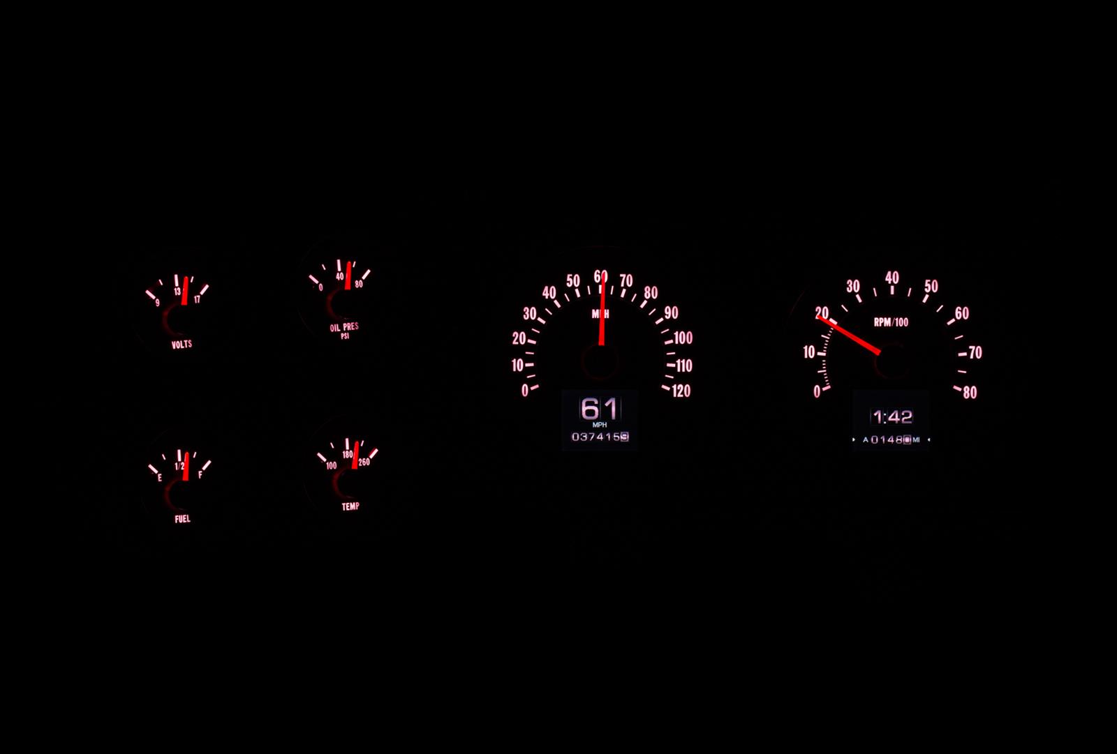 Dakota Digital RTX Direct-Fit Gauge Kits RTX-76C-PU-X