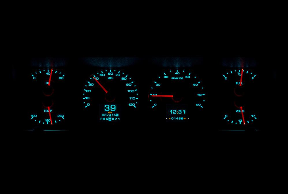 Dakota Digital RTX Direct-Fit Gauge Kits RTX-77C-CAP-X