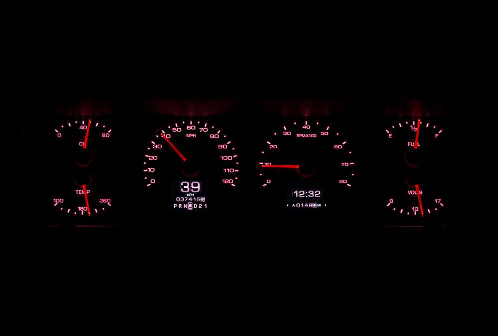 Dakota Digital RTX Direct-Fit Gauge Kits MTX-77C-CAP