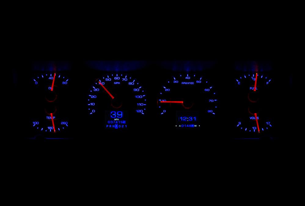 Dakota Digital RTX Direct-Fit Gauge Kits RTX-77C-CAP-X