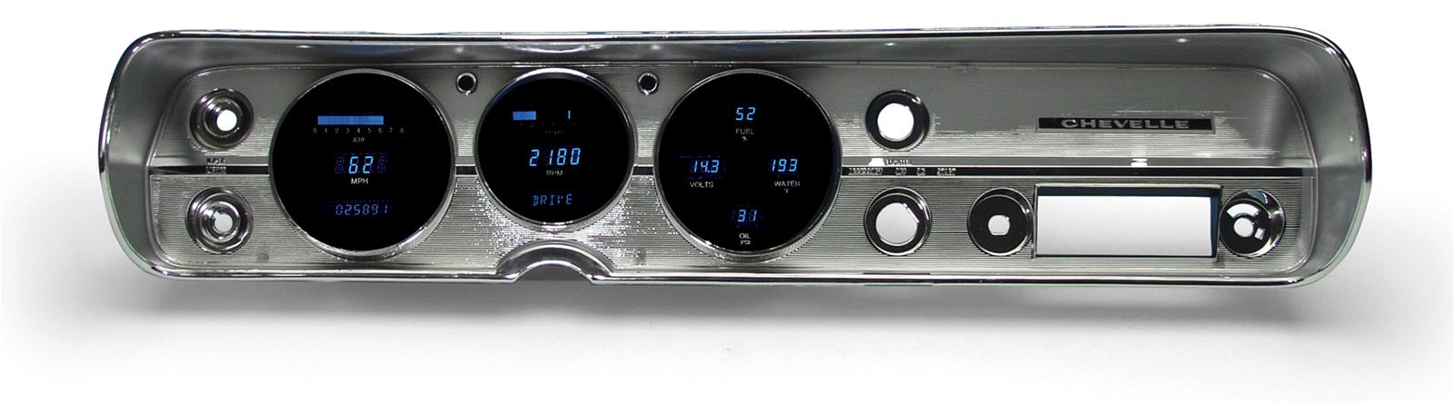Dakota Digital Direct-Fit Gauge Kits VFD3-64C-CVL-T