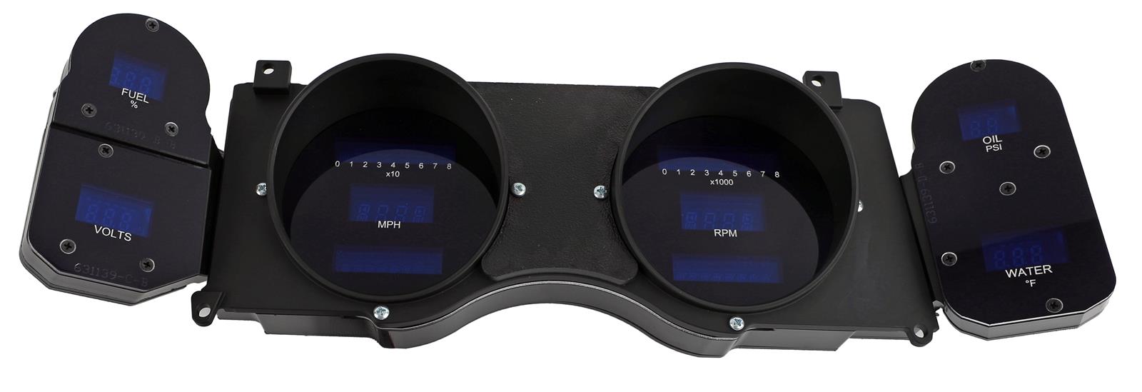 Dakota Digital VFD3 Direct-Fit Digital Instrument Systems VFD3-70C-CA-N-Z