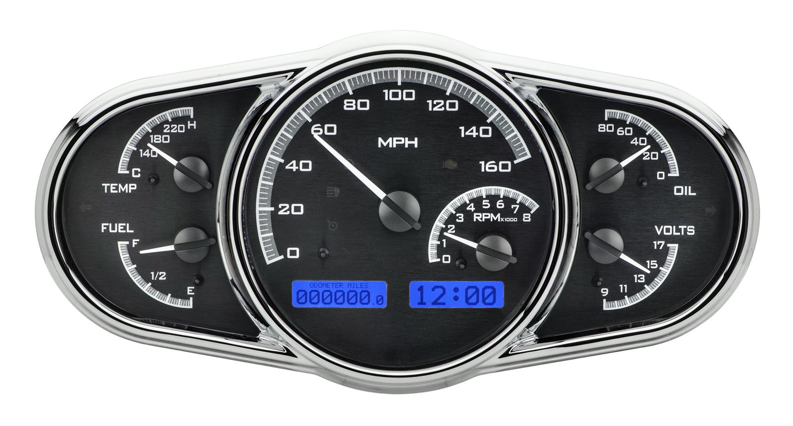 Dakota Digital Gauges VHX-1016-K-B