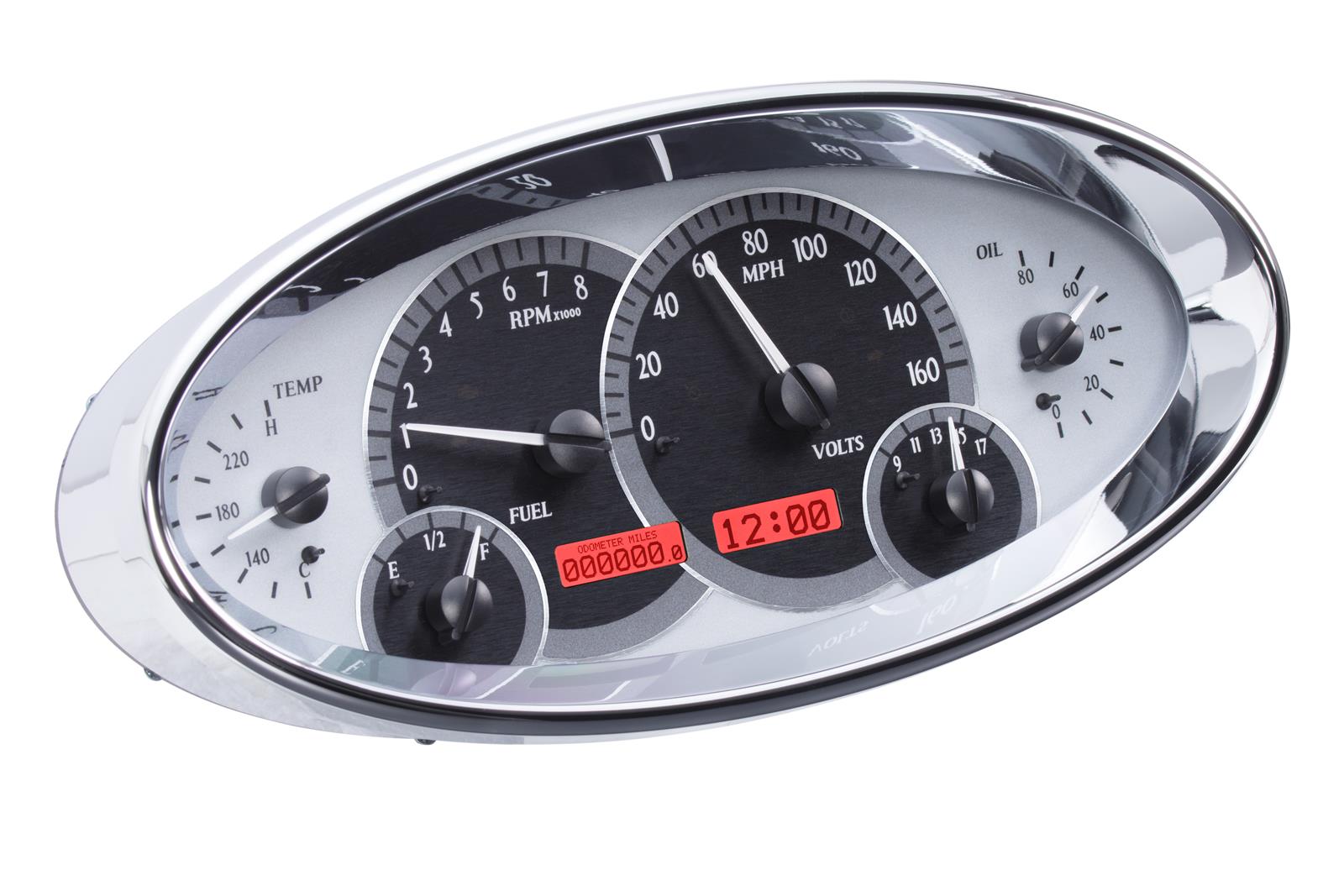 Dakota Digital VHX Series Elliptical Analog Gauge Kits VHX-1017-S-R