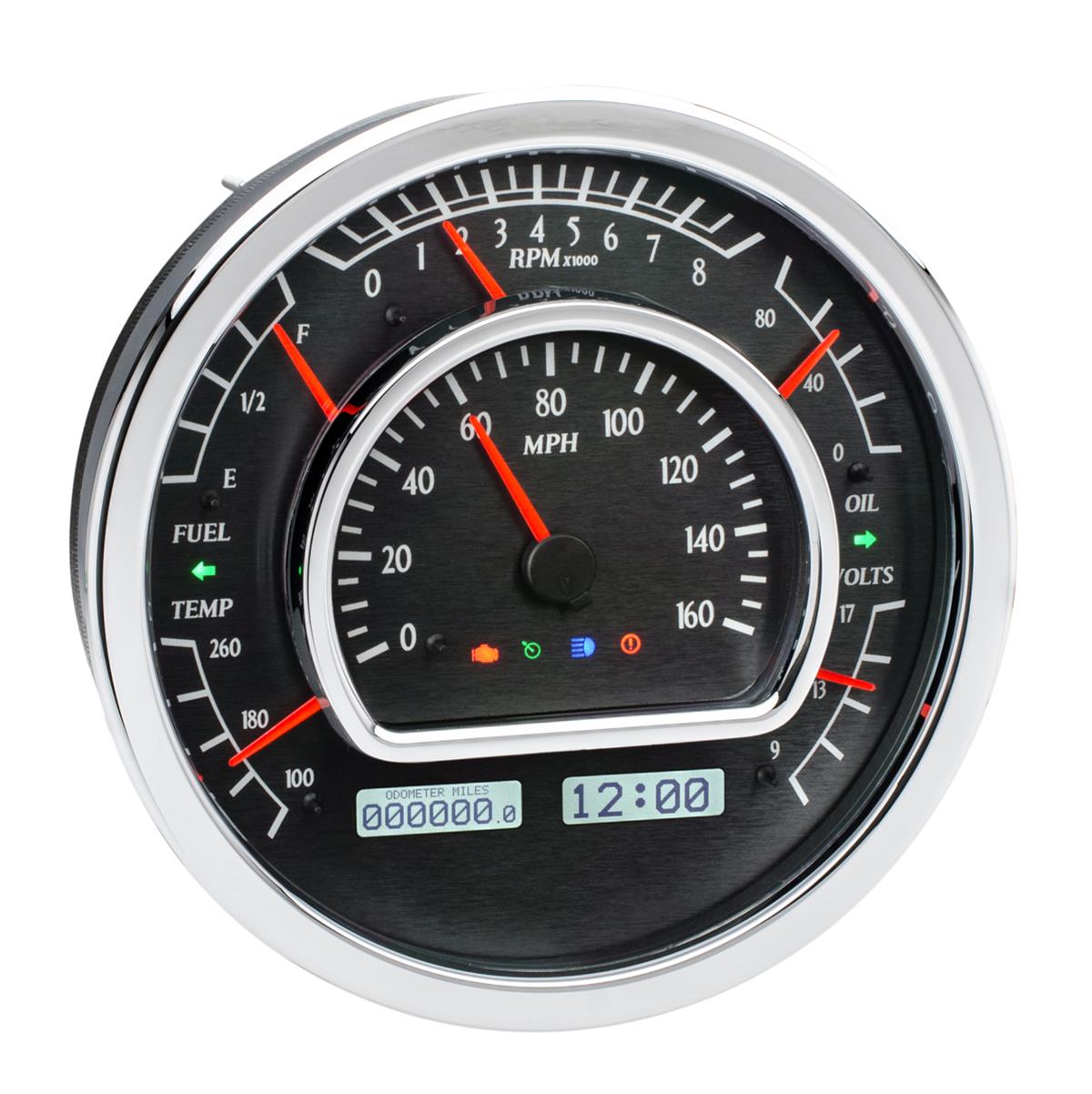 Dakota Digital VHX Series Multi-Level Round Analog Gauge Kits VHX-1021-K-W