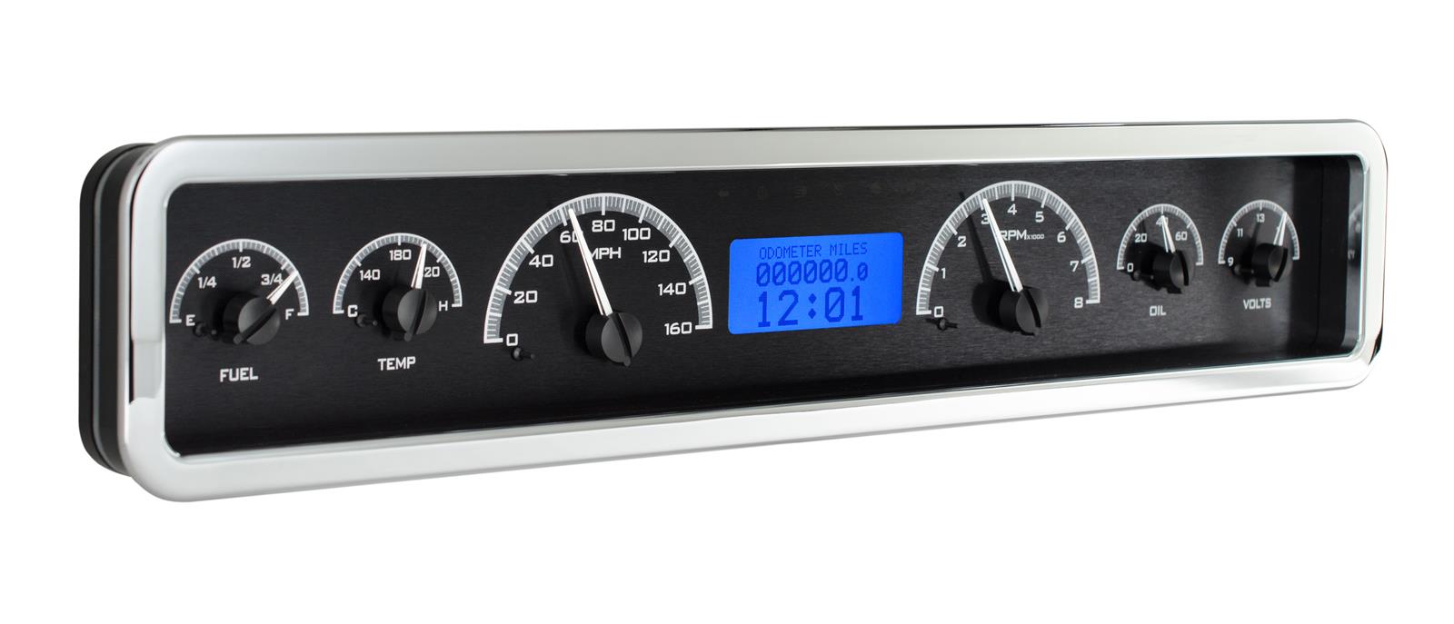 Dakota Digital VHX Series Universal Rectangle Analog Gauge Kits VHX-1023-K-B