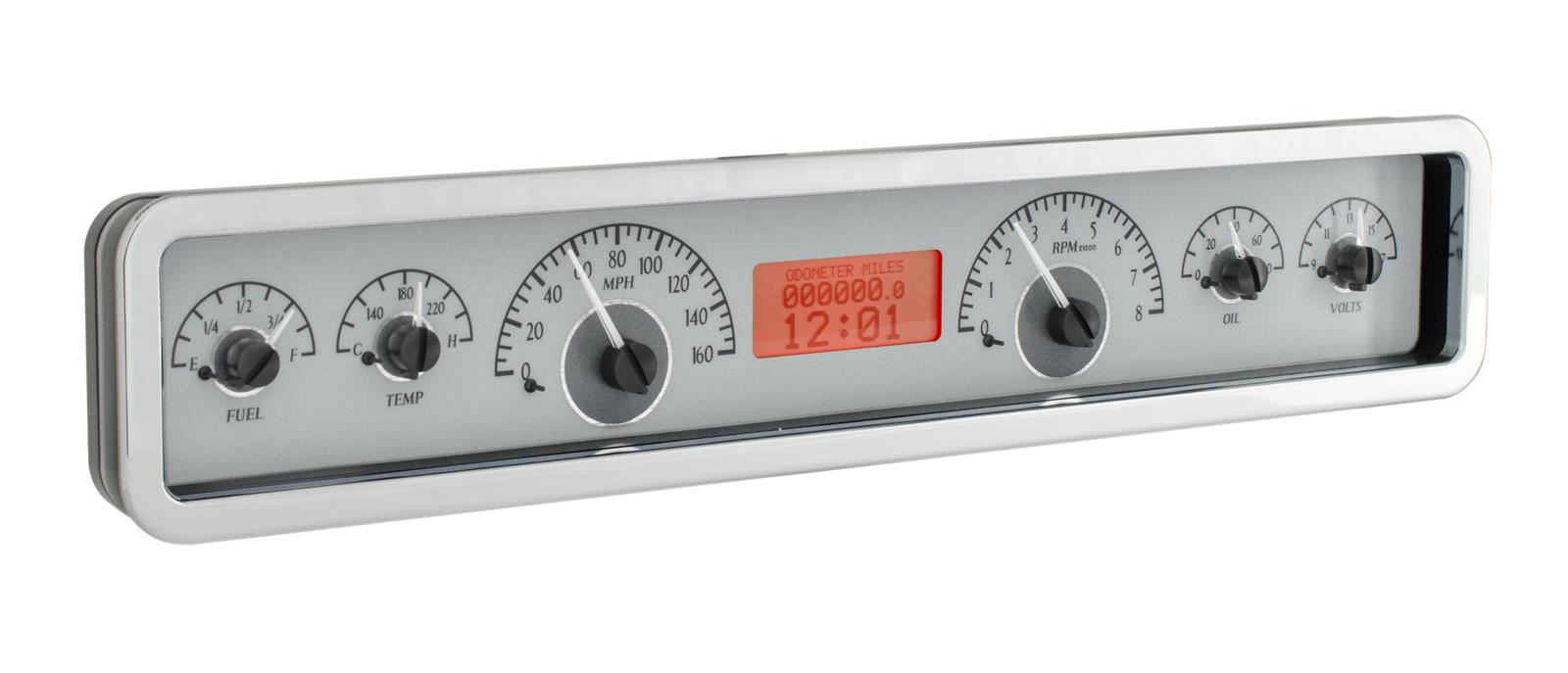 Dakota Digital VHX Series Universal Rectangle Analog Gauge Kits VHX-1023-S-R