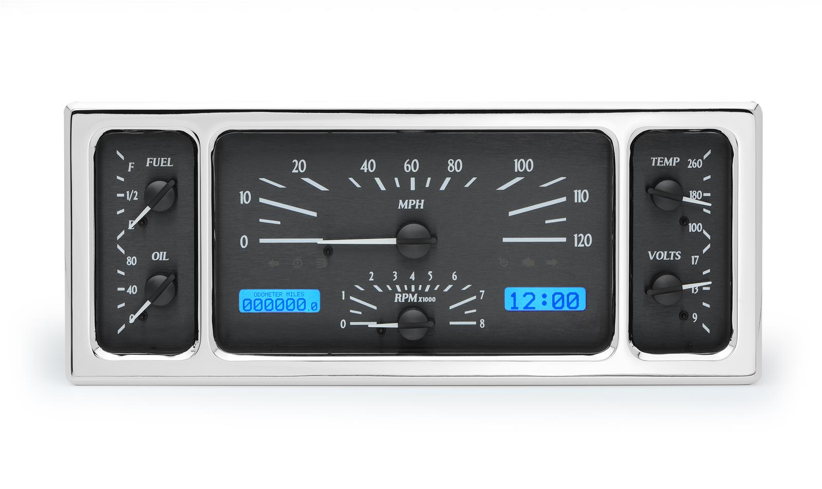 Dakota Digital VHX Series Direct-Fit Analog Gauge Systems VHX-35F-K-B