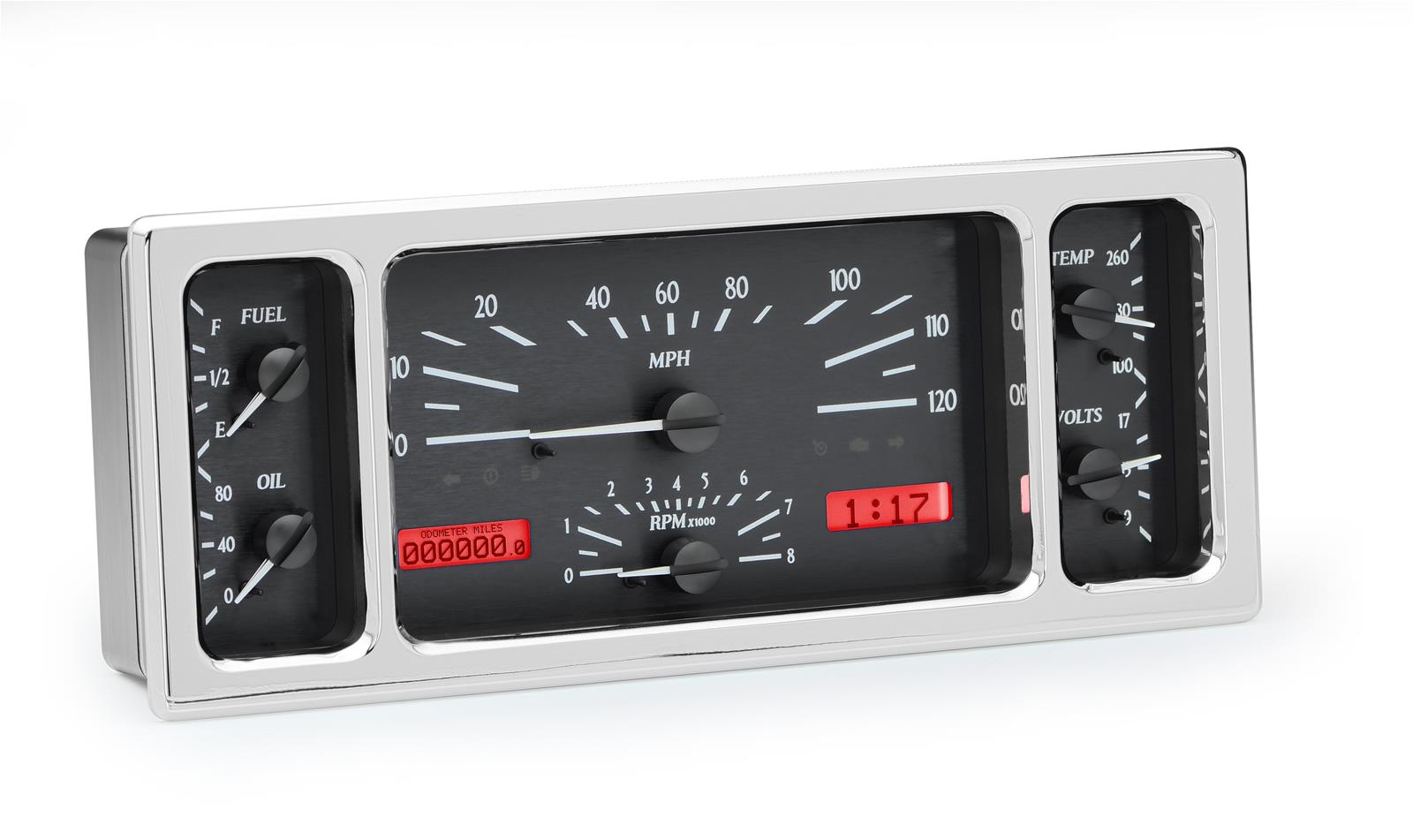 Dakota Digital VHX Series Direct-Fit Analog Gauge Systems VHX-35F-K-R