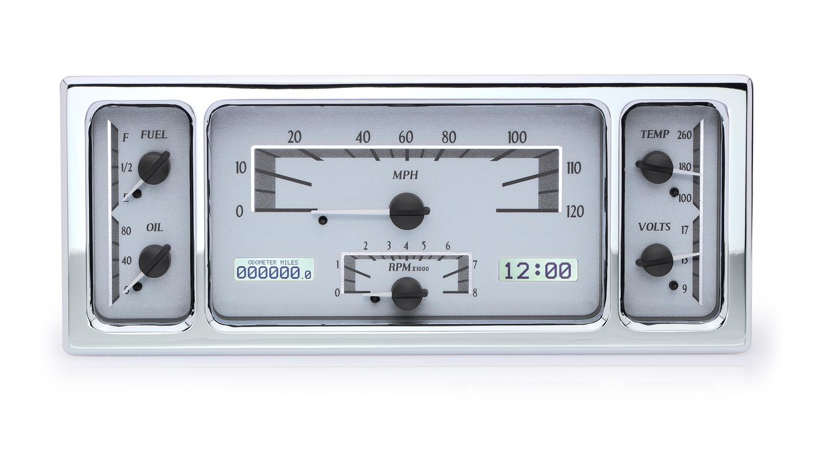 Dakota Digital VHX Series Direct-Fit Analog Gauge Systems VHX-35F-S-W