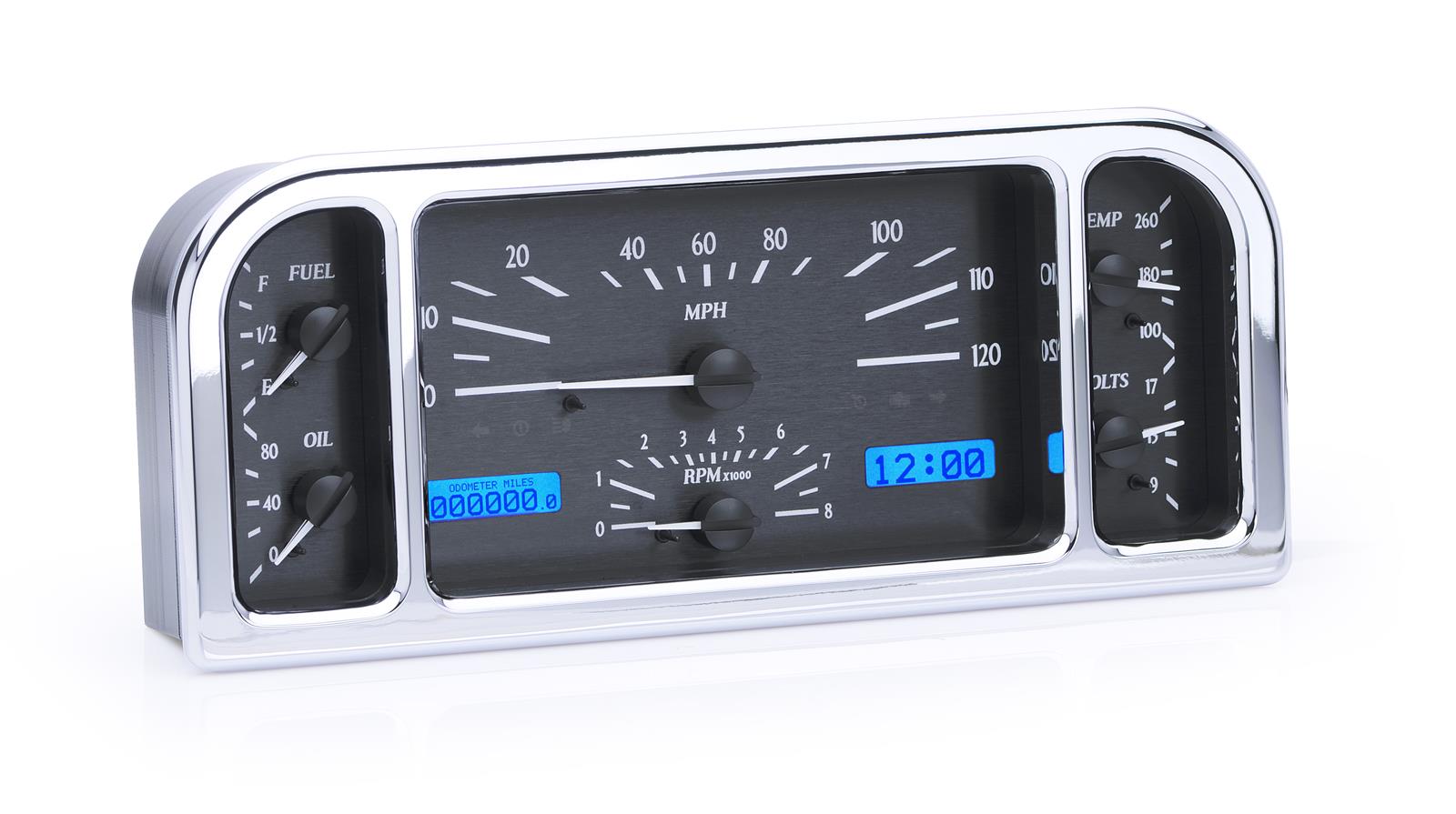 Dakota Digital VHX Series Direct-Fit Analog Gauge Systems VHX-37F-K-B