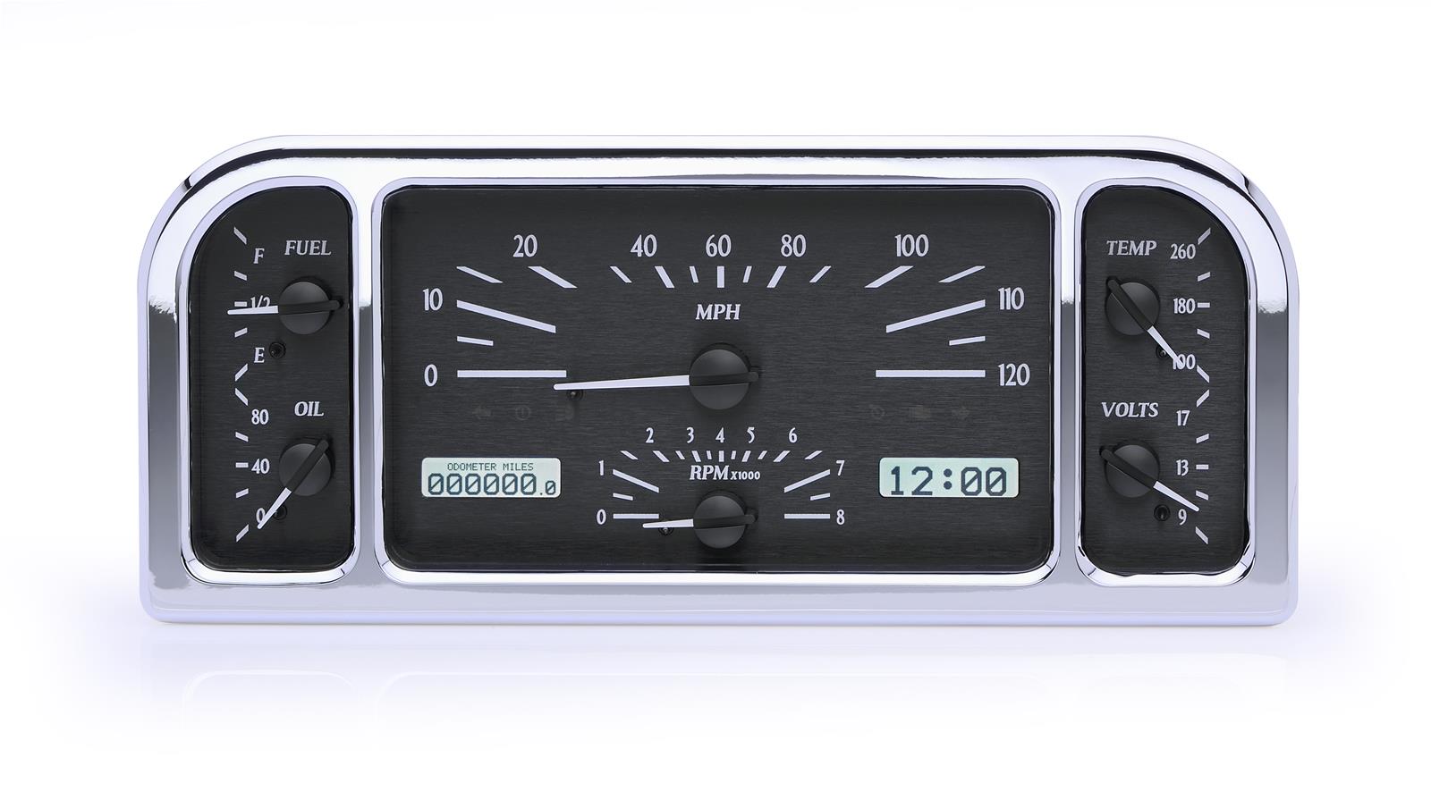 Dakota Digital VHX Series Direct-Fit Analog Gauge Systems VHX-37F-K-W