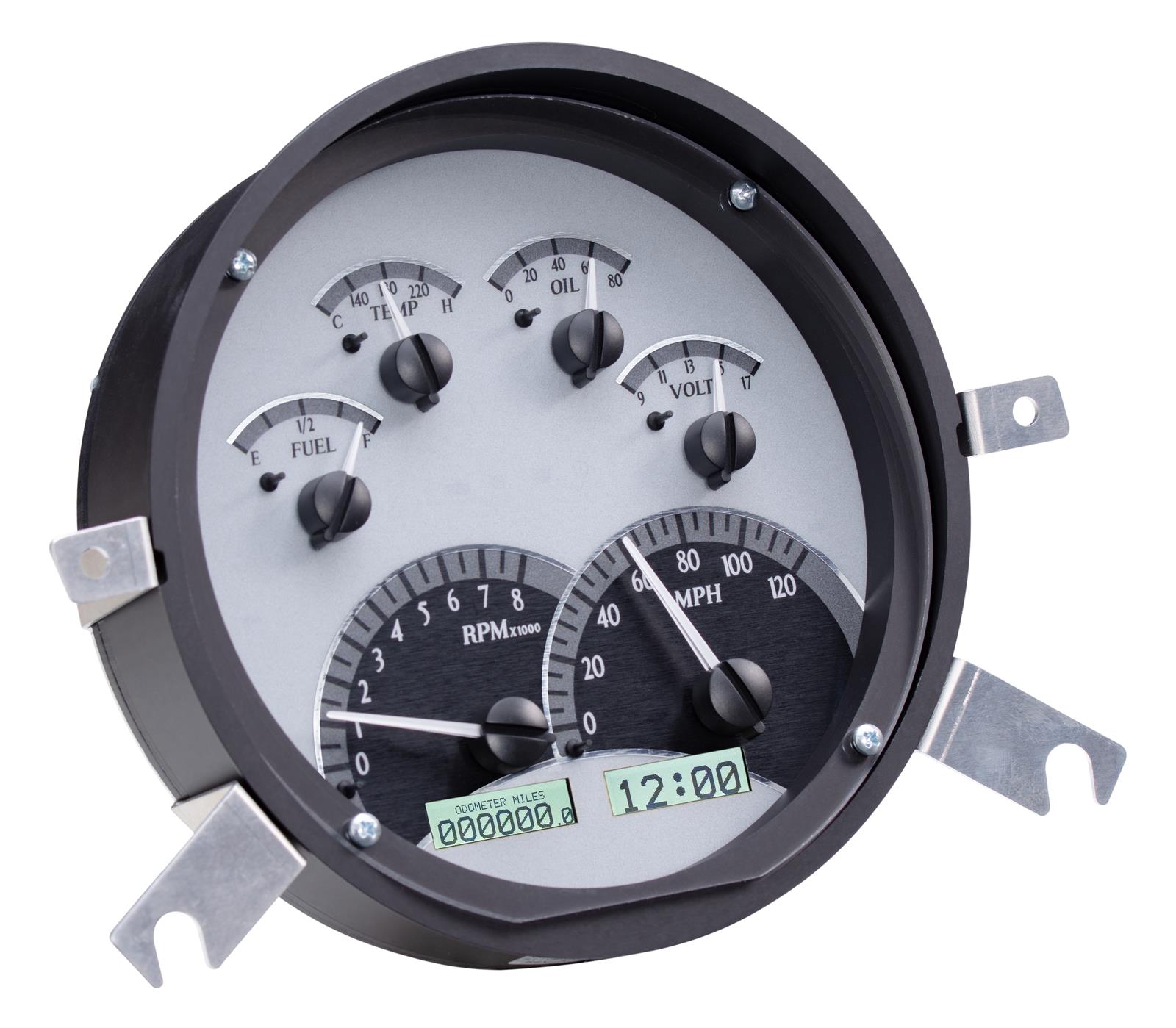 Dakota Digital VHX Series Direct-Fit Analog Gauge Systems VHX-49C-S-W