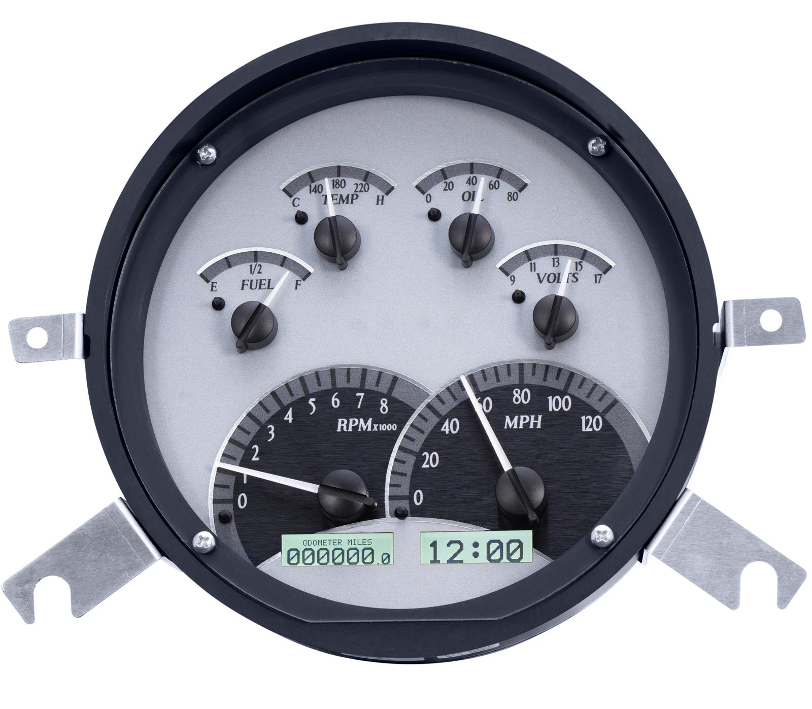Dakota Digital VHX Series Direct-Fit Analog Gauge Systems VHX-49C-S-W