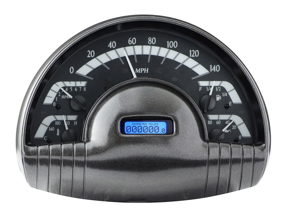 Dakota Digital VHX Series Direct-Fit Analog Gauge Systems VHX-49O-K-B