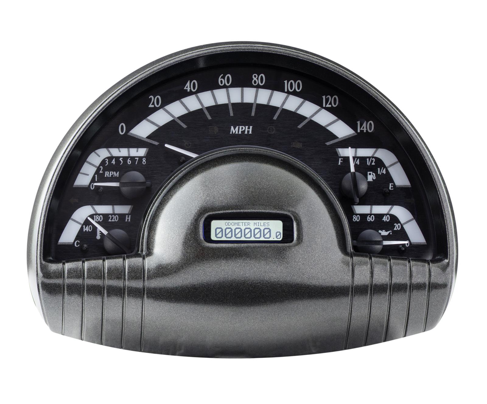 Dakota Digital VHX Series Direct-Fit Analog Gauge Systems VHX-49O-K-W