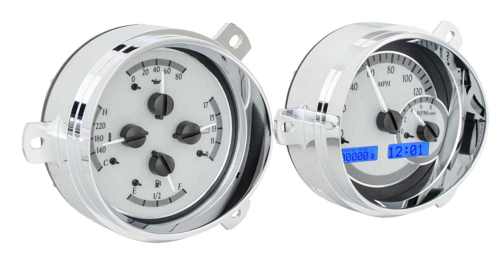 Dakota Digital VHX Series Direct-Fit Analog Gauge Systems VHX-51C-S-B