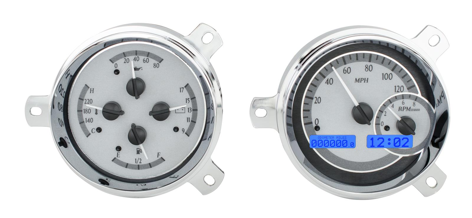 Dakota Digital VHX Series Direct-Fit Analog Gauge Systems VHX-51C-S-B