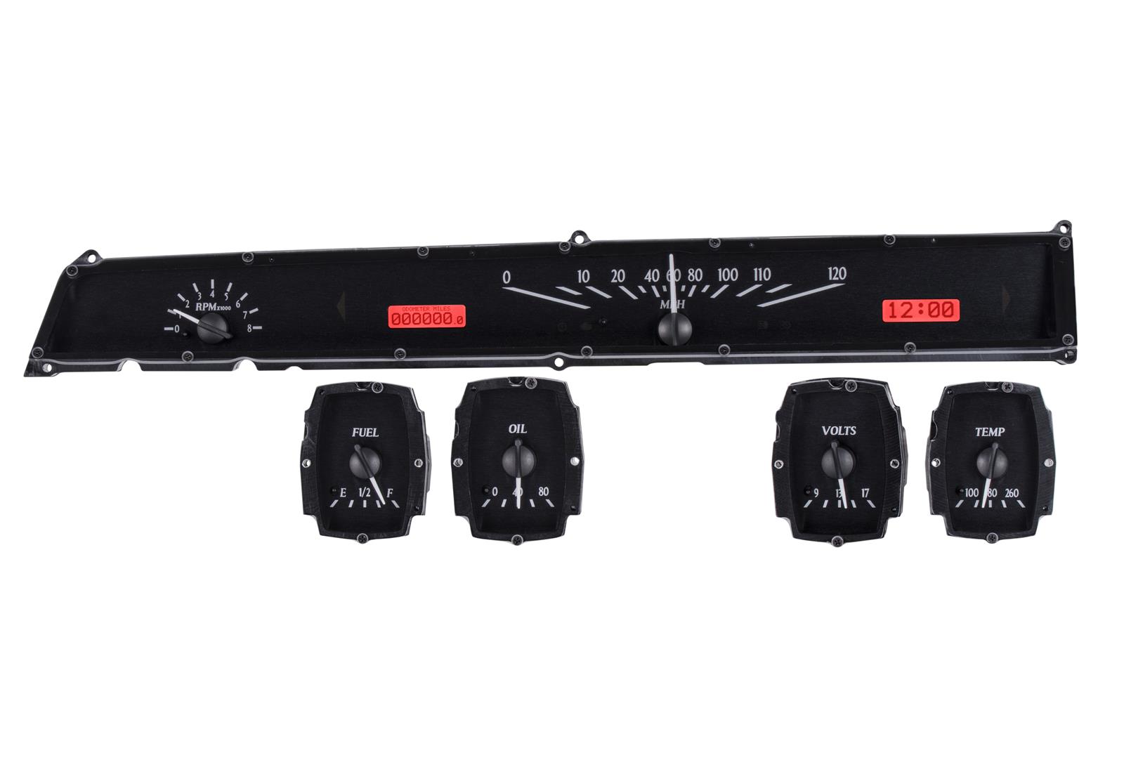 Dakota Digital VHX Series Direct-Fit Analog Gauge Systems VHX-64L-K-R