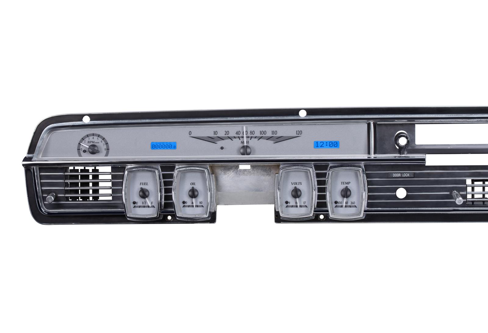 Dakota Digital VHX Series Direct-Fit Analog Gauge Systems VHX-64L-S-B